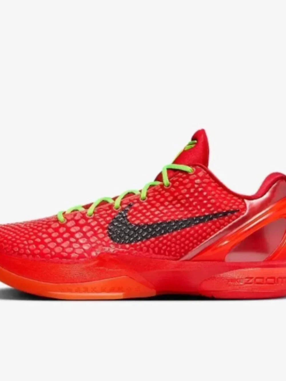 Nike Kobe 6 Protro Reverse Grinch Bright Crimson